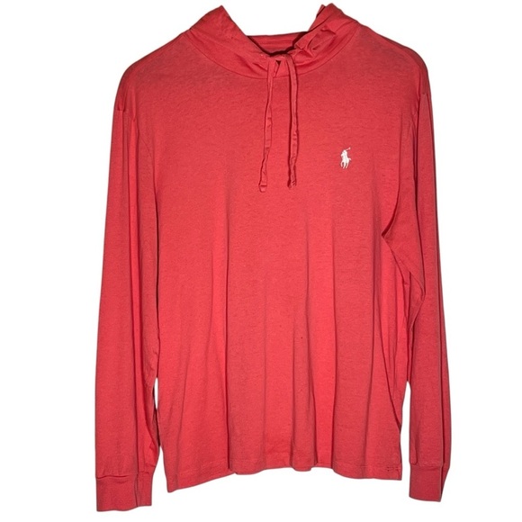 Ralph Lauren Polo Hooded Top Neon Pink Lightweight Women’s Medium - Picture 1 of 10